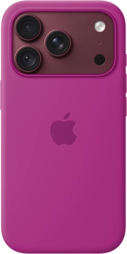 Apple siliconen hoesje met MagSafe voor iPhone 18 Pro – magenta