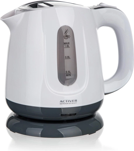 Activer waterkoker Bethy 1 l wit-grijs