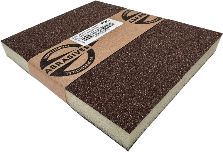 Schuurspons 4-zijdig 100 × 70 × 25 mm, korrel 220