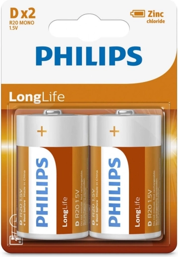 Philips batterij R20 1.5V
