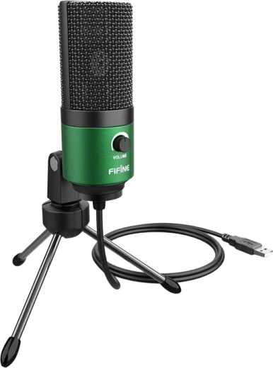 Condensator USB-microfoon Fifine K669BG groen