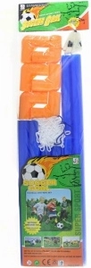 Kinder voetbaldoel geel-blauw