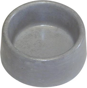 Ronde hoge voerbak voor knaagdieren 132 × 57 mm van beton