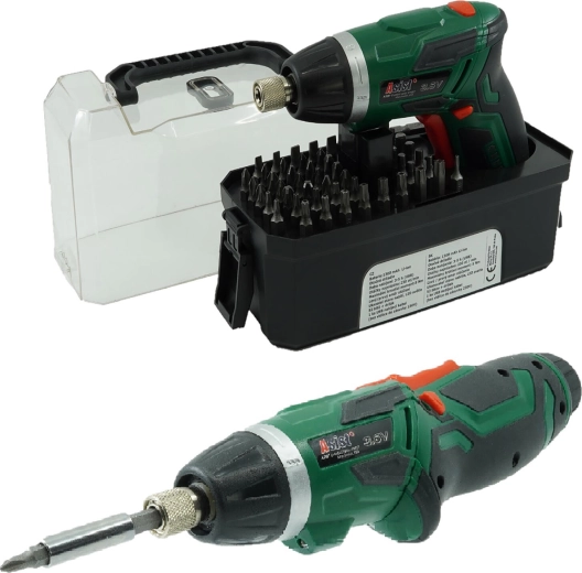 Accuschroevendraaier 3,6 V Li‑ion met set van 52 stuks ASIST