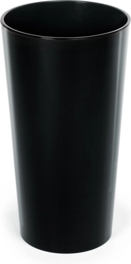 Bloempot Lilia 25 cm zwart met inzet