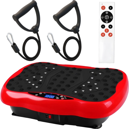 Vibratieplatform Renew Force Vibro Slim (rood-zwart) - 1 stuk