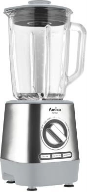 Amica staande blender met glazen kan, 800W