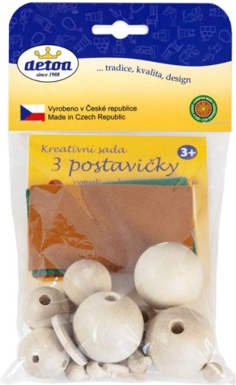 Detoa creatieve set – houten figuurtjes om te maken