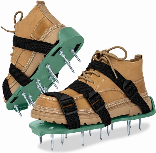 Beluchtingsstappen voor het gazon met spikes - 1 stuk