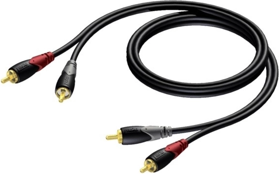 Audiokabel 2× RCA (mannelijk) – 2× RCA (mannelijk) 3 m