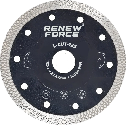 Diamantschijf RENEW FORCE L-cut 125 mm - 1 stuk