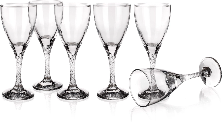 Wijnglazen voor witte wijn 180 ml PASABAHCE TWIST, set van 6 stuks