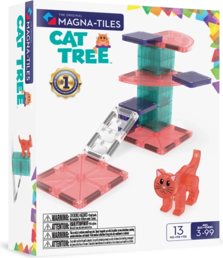 MAGNA-TILES Cat Tree magnetische bouwset kattenboom (13 onderdelen)