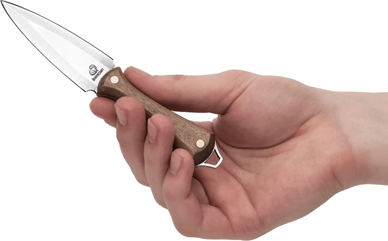 BeaverCraft NCK1 nekmes met lederen schede