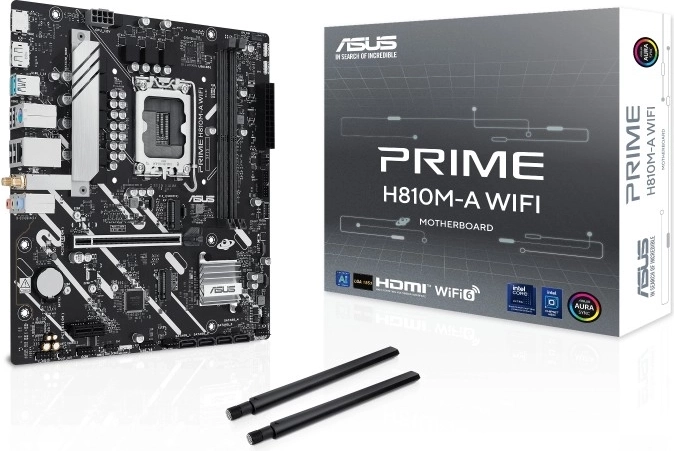 Moederbord ASUS PRIME H810M-A WiFi mATX met USB-C en DDR5