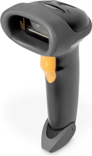 Bedrade 1D-barcodelezer met USB-RJ45-kabel en standaard