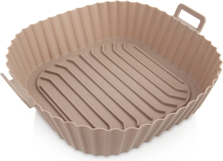 Siliconen inzetmand voor heteluchtfriteuse 22 cm – beige