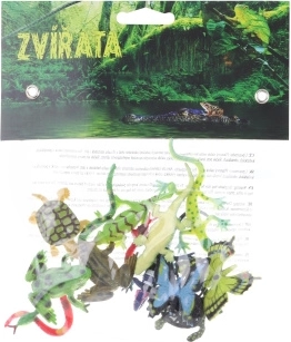 Dieren uit het regenwoud – set van 12 stuks