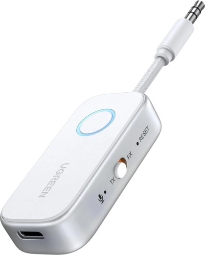 Bluetooth-audioadapter UGREEN 5.4 3,5 mm (TX/RX) wit - 1 stuk