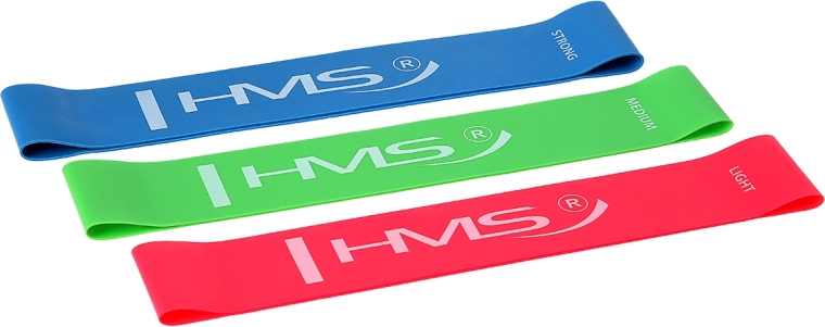 Set weerstandsbanden HMS GU04 Slim – 3 niveaus belasting