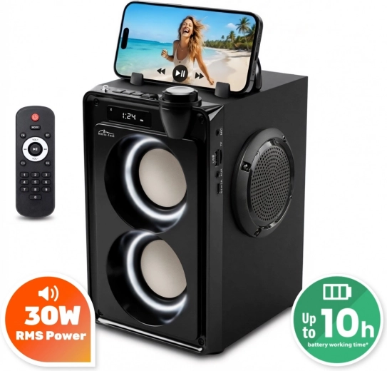 Draagbare party speaker Overbox met Bluetooth 5.3