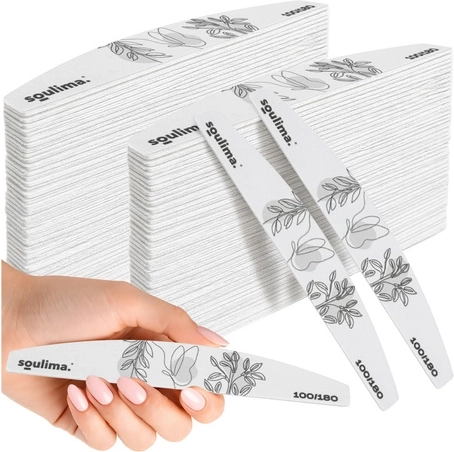 Nagelvijlen slim boot 100/180 – 100 stuks SOULIMA