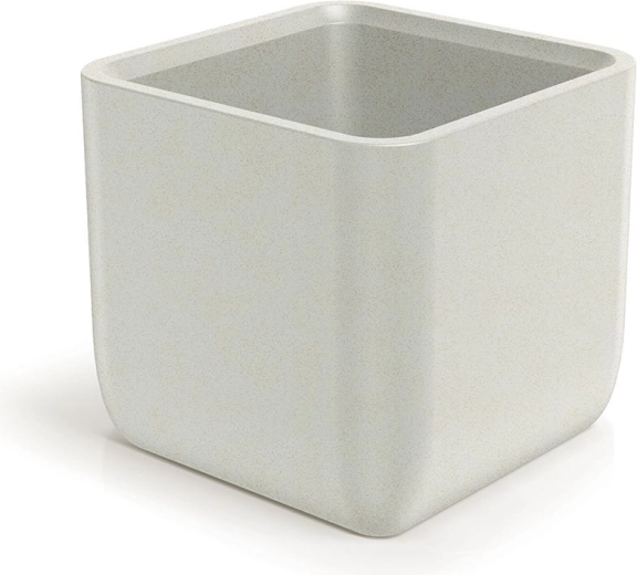 Bloempot Molta Square 48 × 48 × 45 cm zandkleur, 42 l