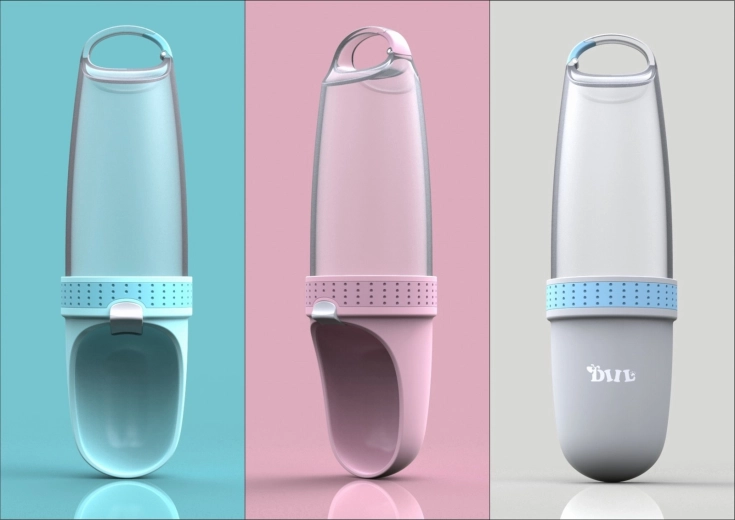 Draagbare waterfles voor honden 350 ml