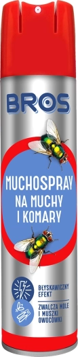 BROS Muchospray 390 insecticide-aerosol tegen vliegende insecten 250 ml