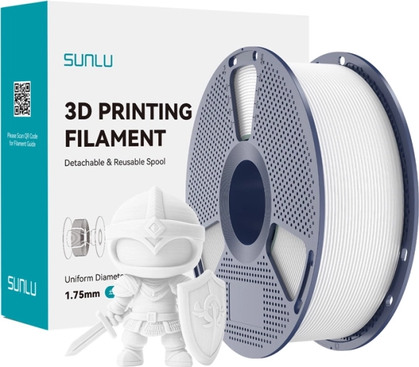 Sunlu PLA+ filament 1,75 mm – wit