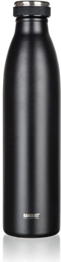 Thermosfles voor dranken 750 ml BANQUET Sans roestvrij staal zwart