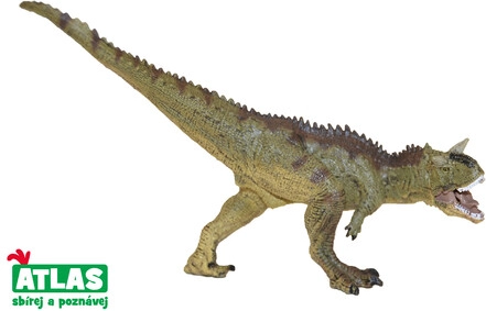Beeldje Carnotaurus – handgeschilderde dinosaurus 18 cm