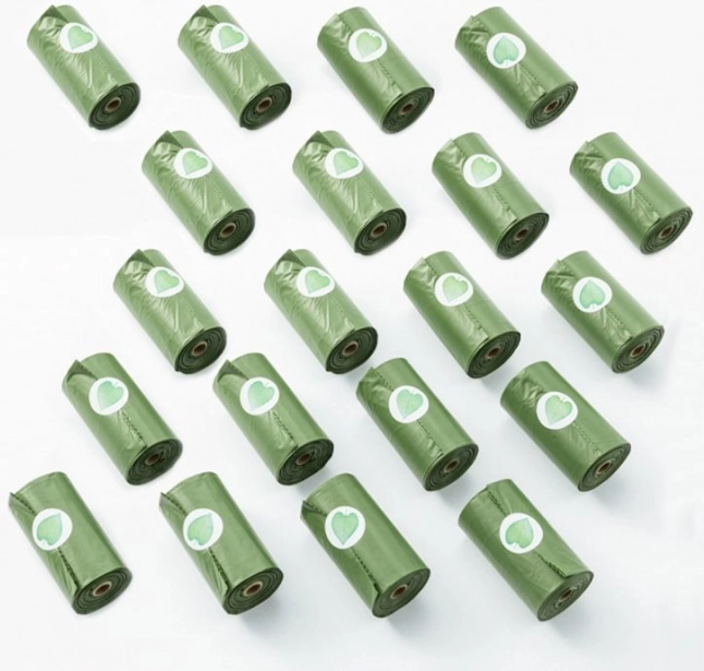 Biologisch afbreekbare zakjes voor hondenpoep, 20 rollen