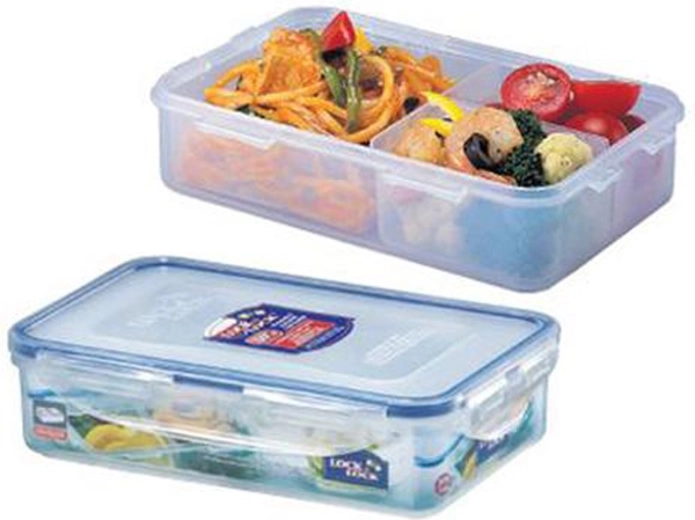 LOCKnLOCK voedselcontainer met 3 vakken 800 ml