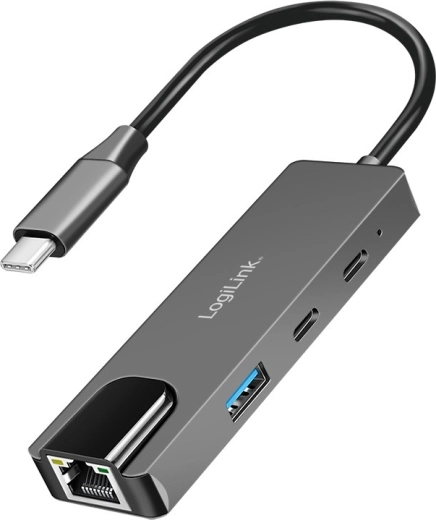 USB-C-hub 3.2 Gen 1 met 3 poorten en 2,5G Gigabit Ethernet