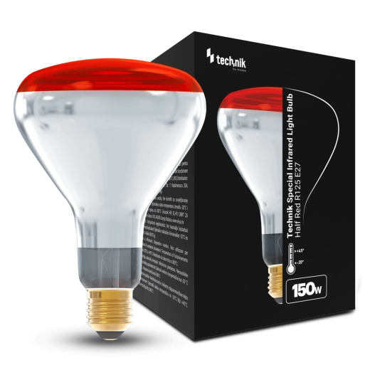 Infrarode halfrode lamp R125 150 W E27