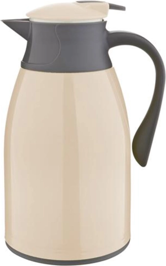 Kunststof tafelthermoskan TORO 1 l met glazen binnenfles en doseerdop