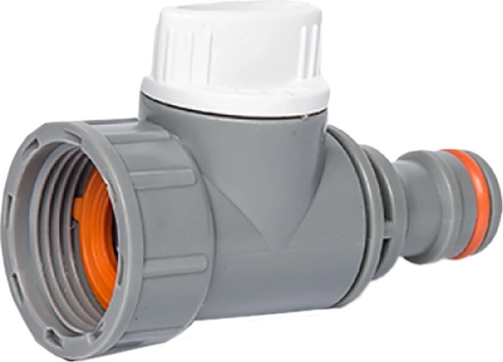 Adapter met kraan en binnendraad 3/4 WHITE-LINE