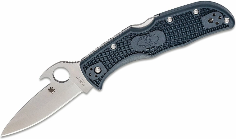 Spyderco Endela Lightweight Emerson opvouwbaar zakmes 8 cm, blauw-grijs, FRN