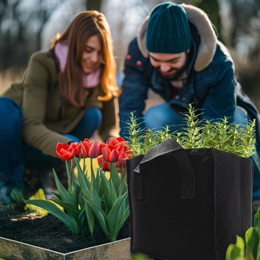 Textiele kweekzak met handgrepen 11,5 l