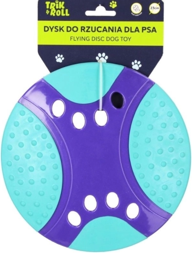 Hondenfrisbee blauw-paars