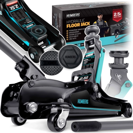 Hydraulische laagprofiel garagekrik 2,5 t HUMBERG