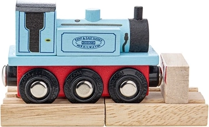 Bigjigs Rail houten trein Terrier – blauw
