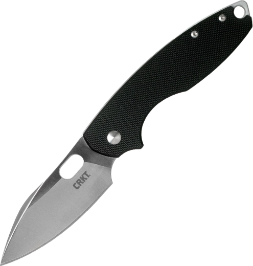 CRKT Pilar III Black zakmes 7,5 cm, zwart, G10