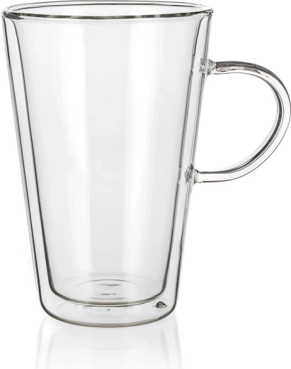 Banquet dubbelwandige glazen mok Doblo 250 ml