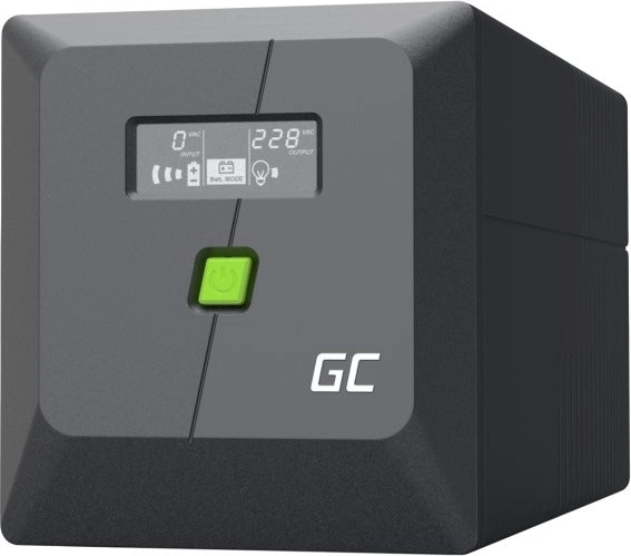 UPS Green Cell 1000 VA 700 W met zuivere sinusgolf en LCD