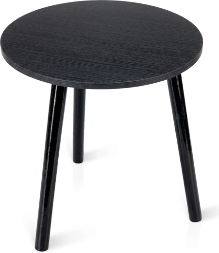 Ronde zwarte salontafel Trends4You 40 × 40 × 41 cm