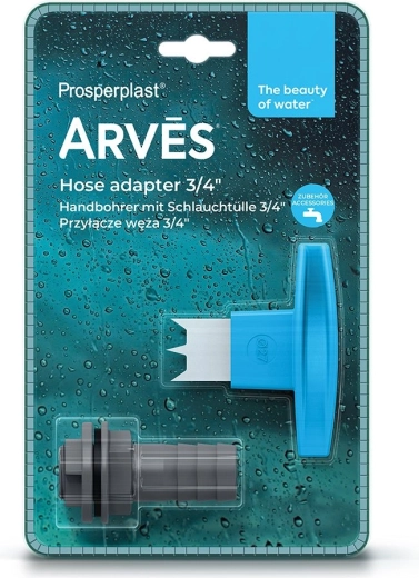 Slangaansluiting 3/4" voor regentonnen Prosperplast