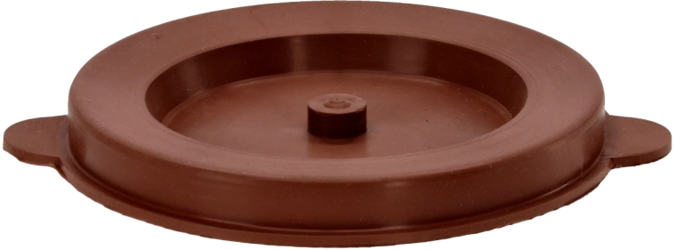 Rubberen gistingafsluiter voor wijde halsdemijohns