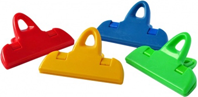 Plastic zakclips TORO, 4 stuks